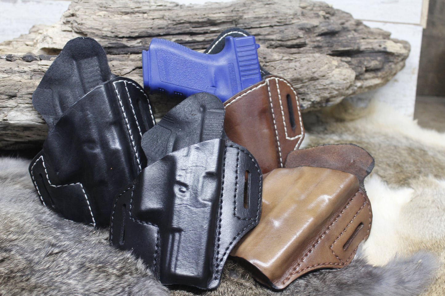 Leather Holster Pattern for Glock 19.  Make your own leather Holster for your Glock 19. - Hoffmann Leather Works