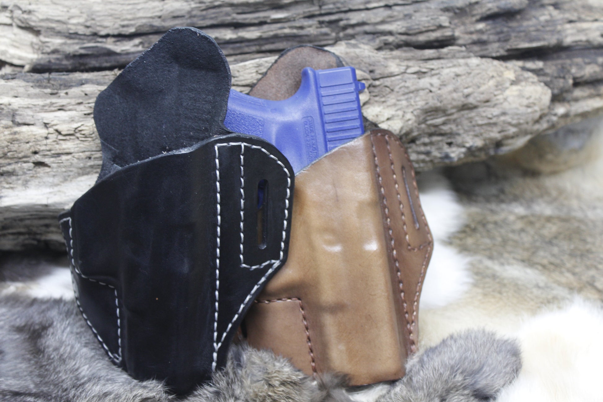 Leather Holster Pattern for Glock 19.  Make your own leather Holster for your Glock 19. - Hoffmann Leather Works