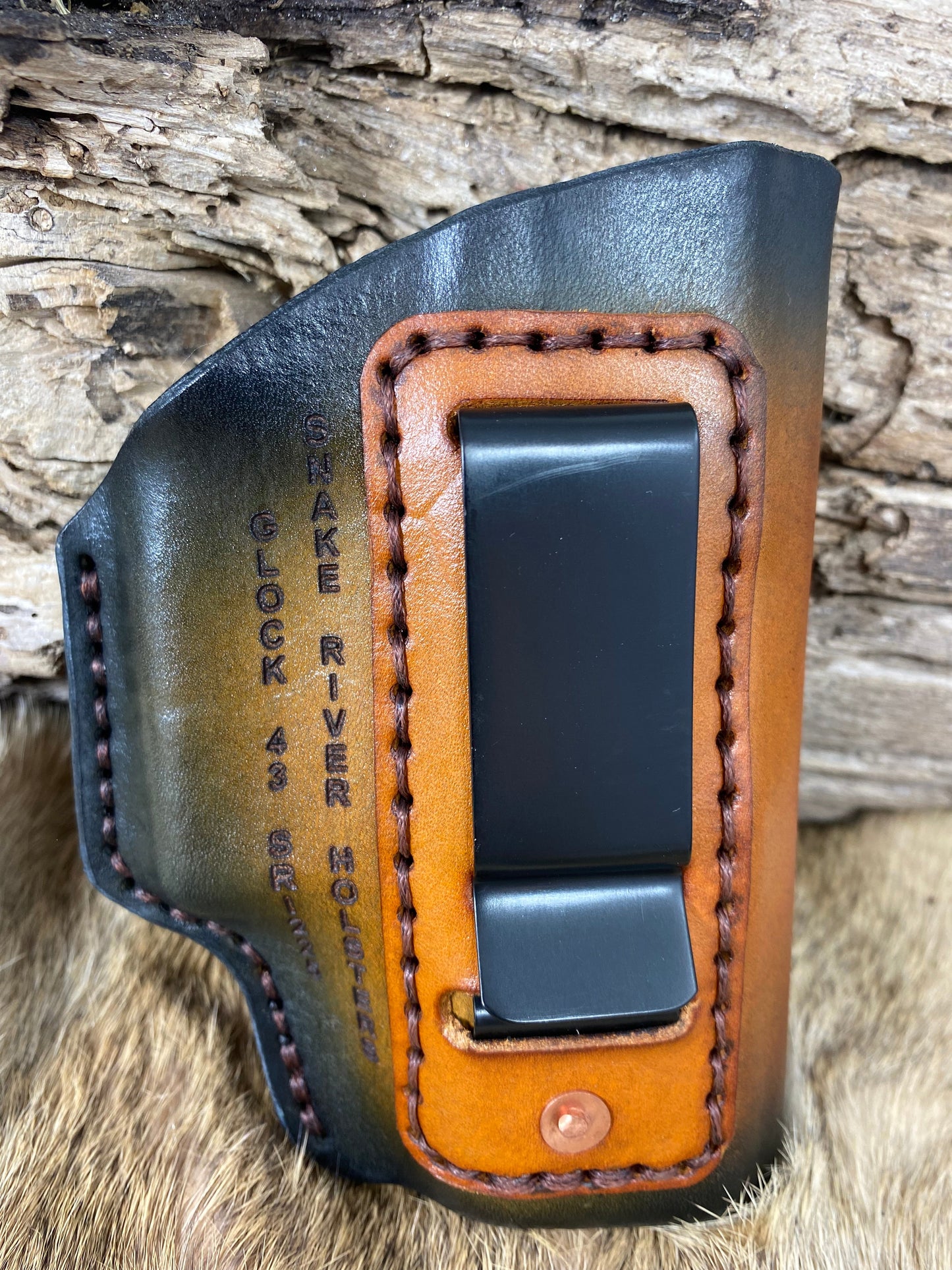 Leather Working Pattern for Glock 43 IWB Holster PDF W/SVG